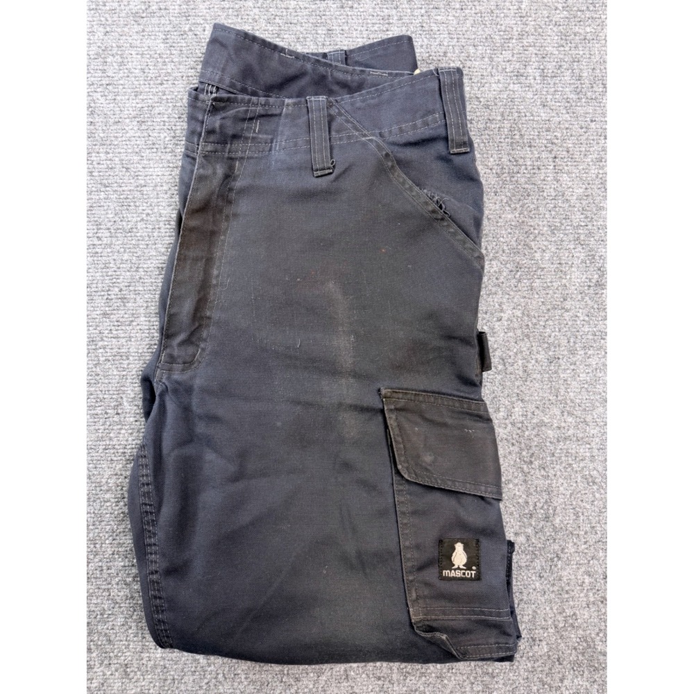 Mascot Danish Design Mens Navy Blue Cargo Work Trousers Pants Size‎ 35.5 x 31